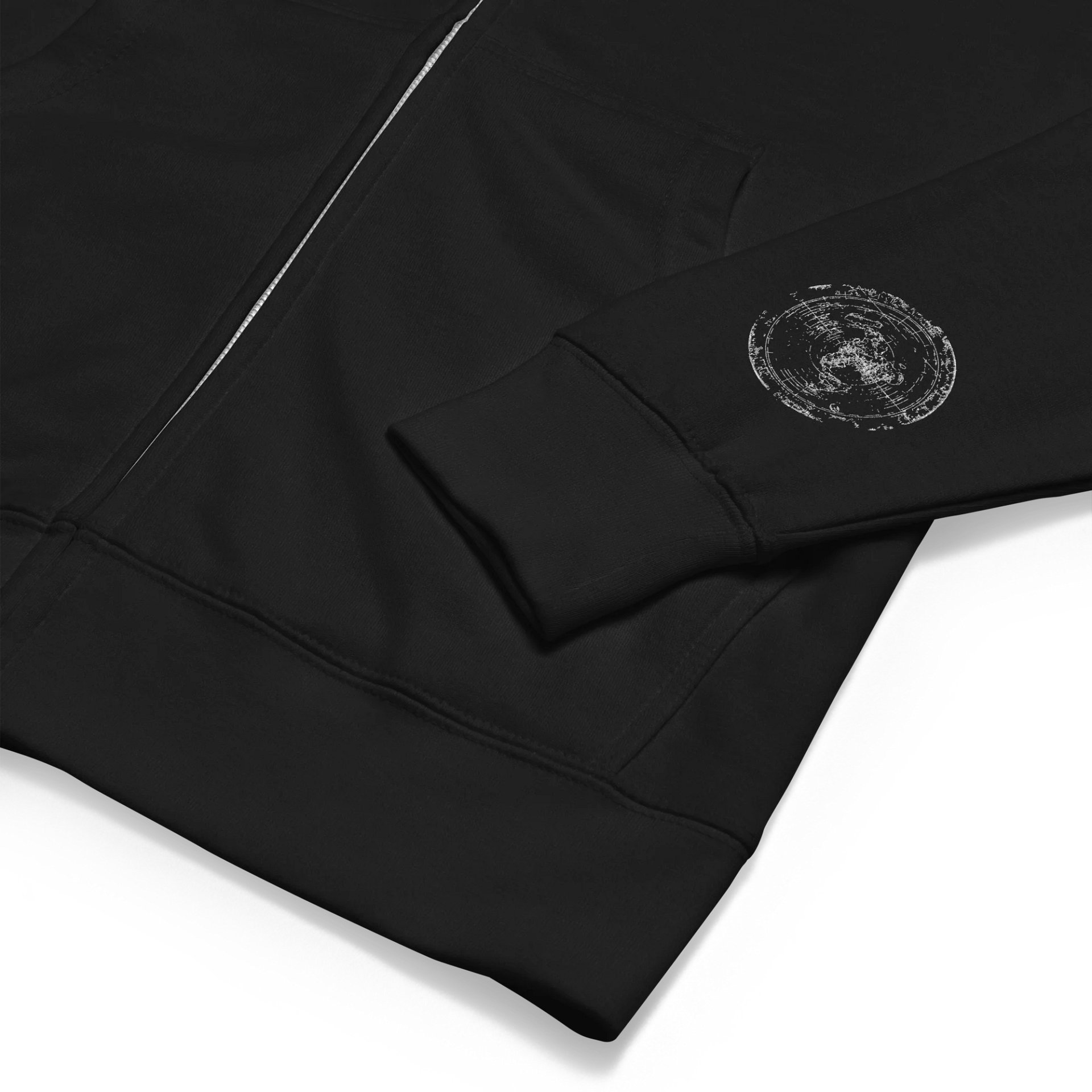 OLD EARTH EMBROIDERED ZIPPER HOODIE product image (2)