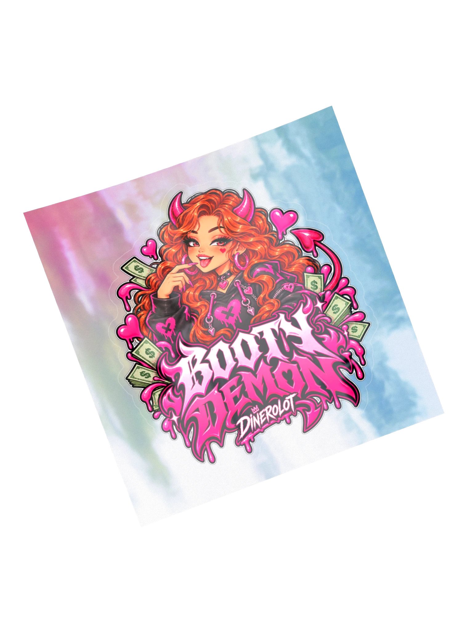 DINEROLOT Holographic Sticker Sheet - Redhead product image (5)