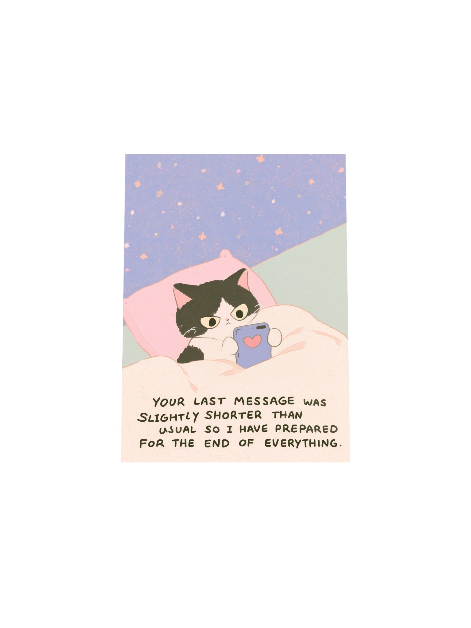 Goodnight Panic Cat Poster product image (32)