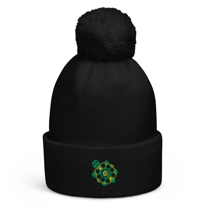 Geometric Turtle Pom-Pom Beanie product image (1)