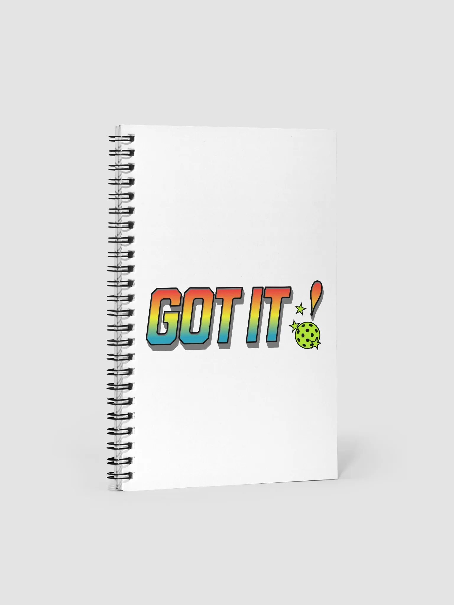 Got It Pickleball Gradient Spiral Notebook product image (2)