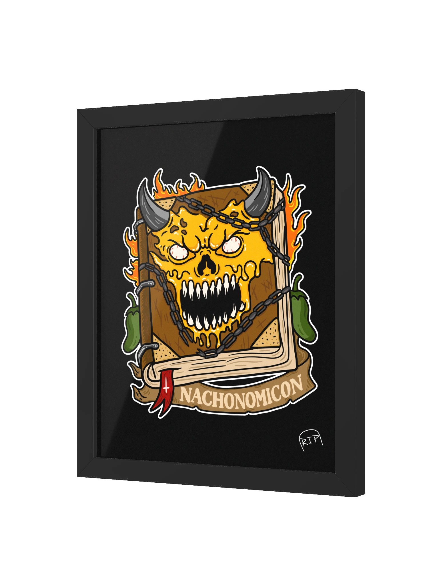 Nachonomicon- Framed Print (HIDDEN) product image (2)