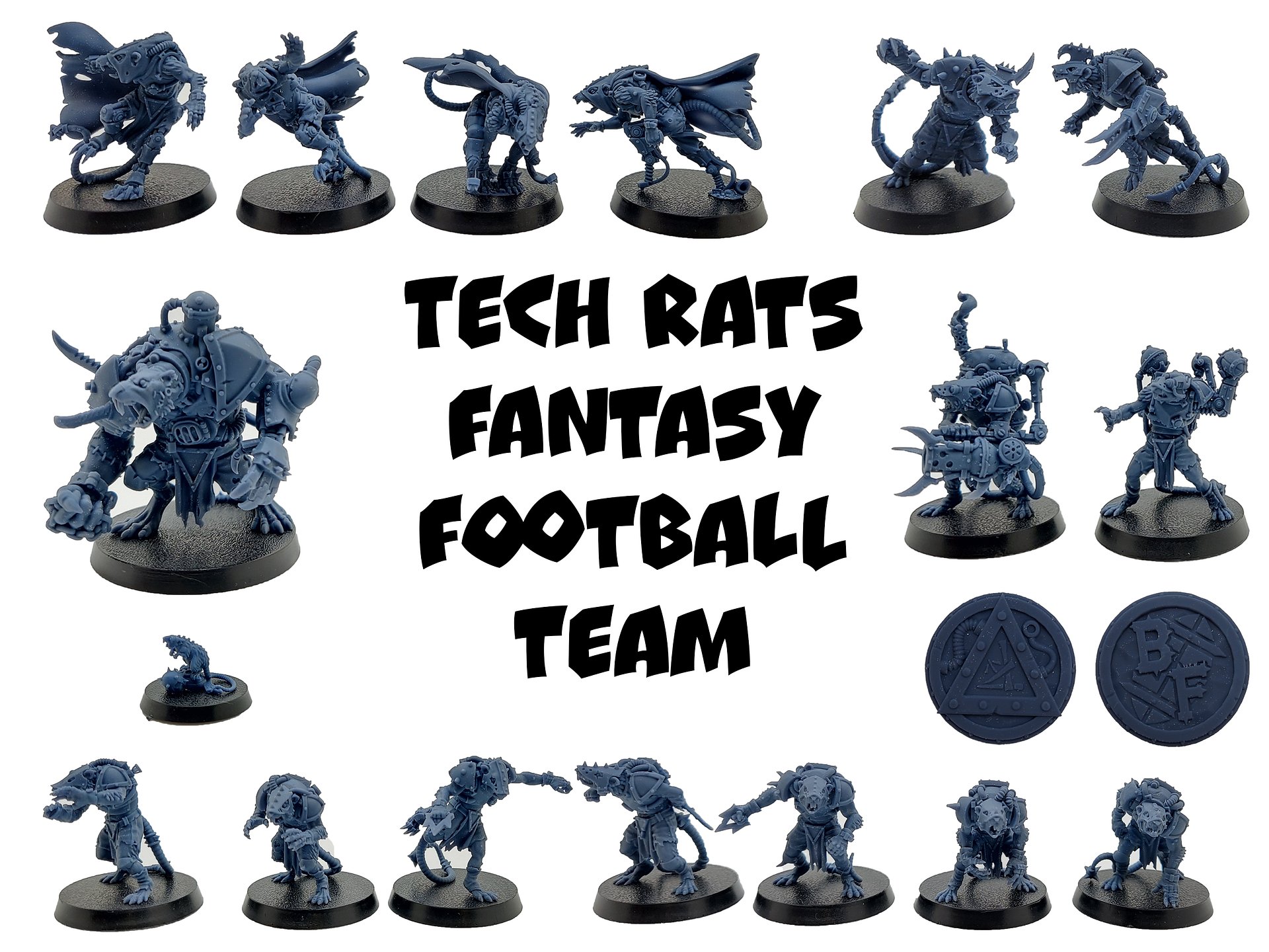 Tech Rats Fantasy Football Team - Brutefun Miniatures product image (1)