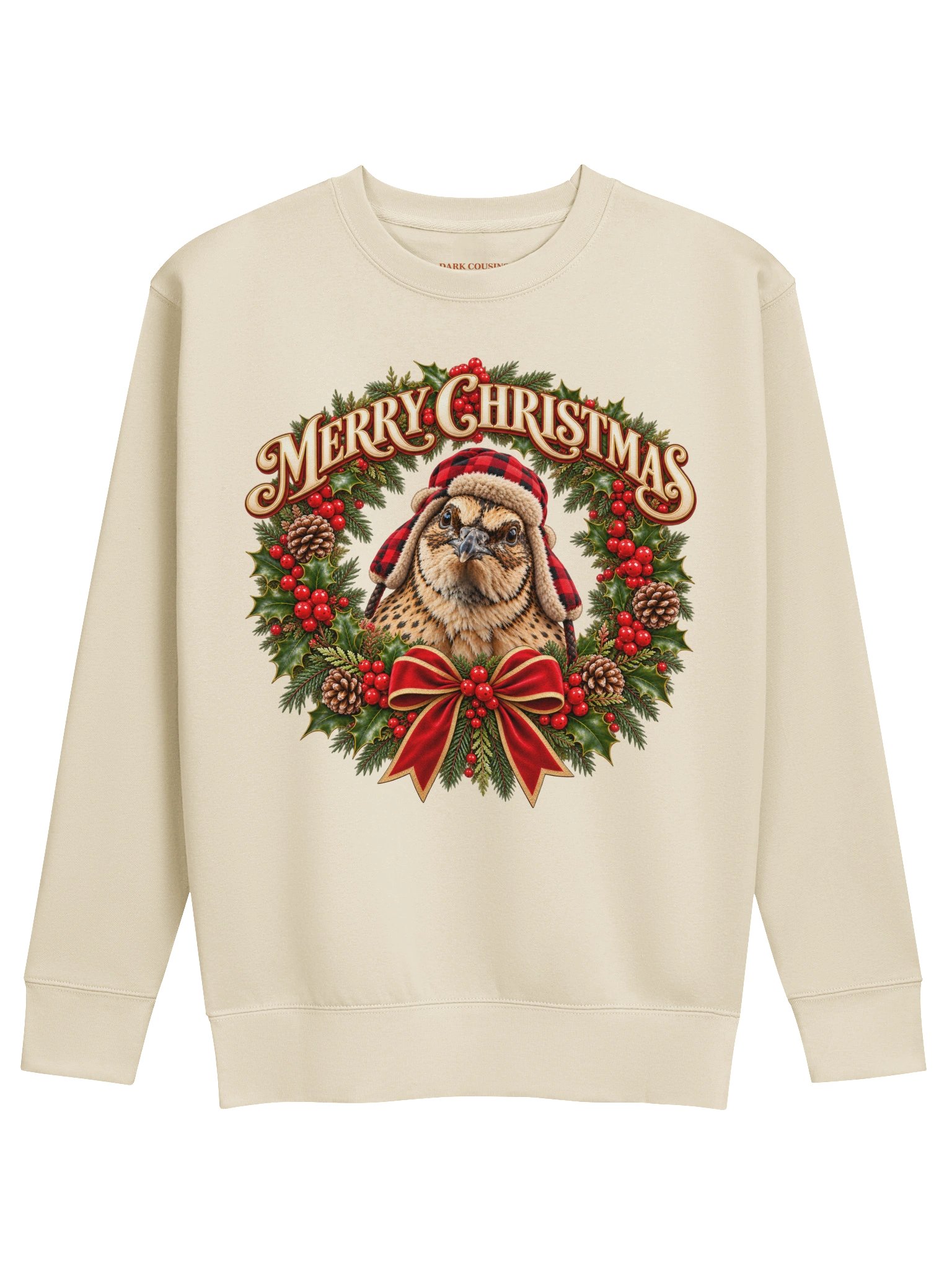 Merry Christmas from Foot Foot | Coturnix Quail Christmas Sweatshirt product image (9)
