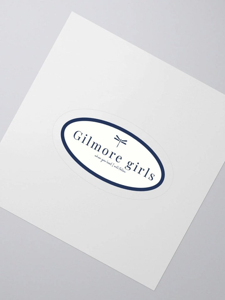 Gilmore Girls Oval Sticker product image (2)