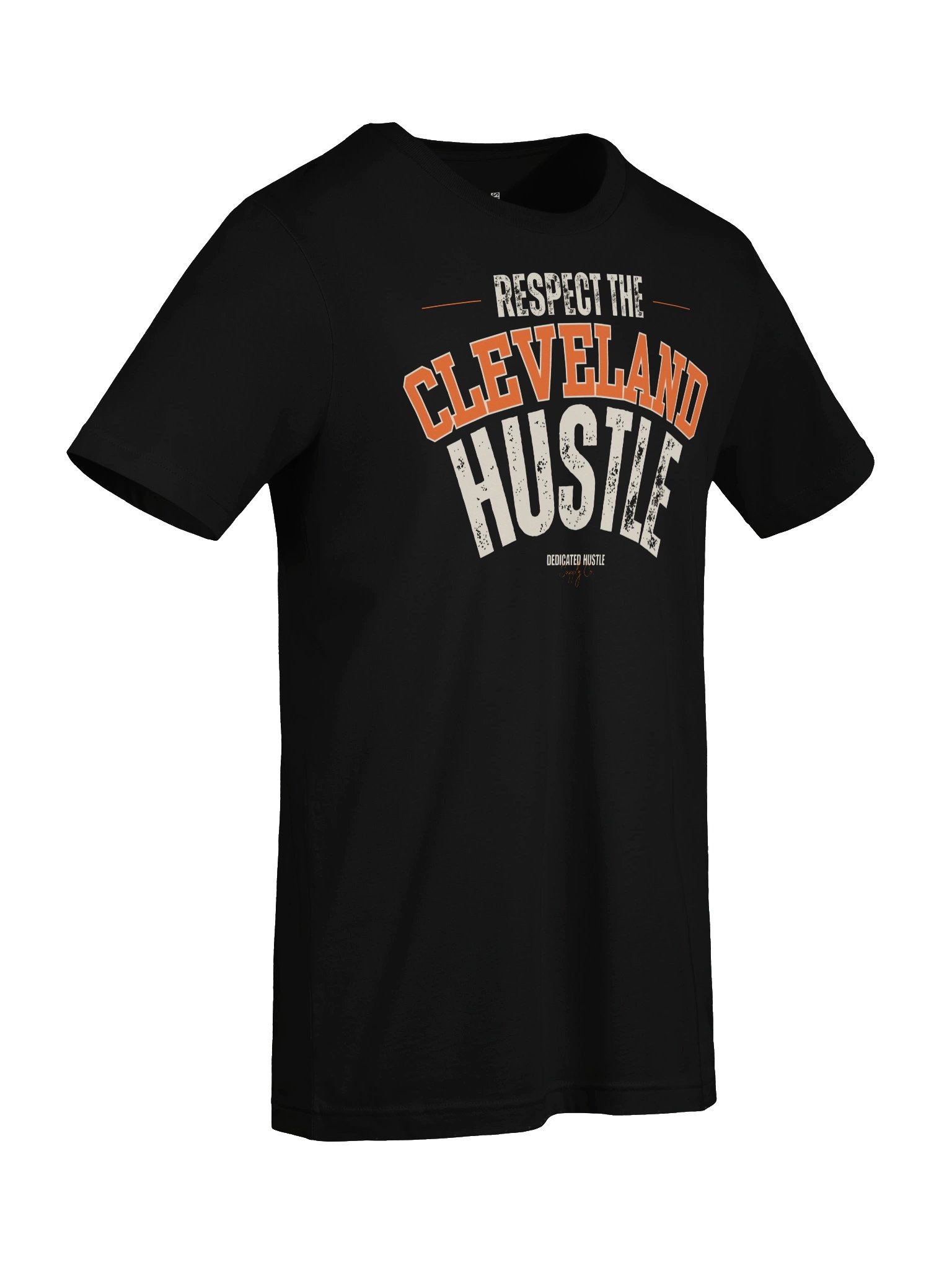 Respect the Cleveland Hustle - Varsity Edition Tee | Black product image (7)