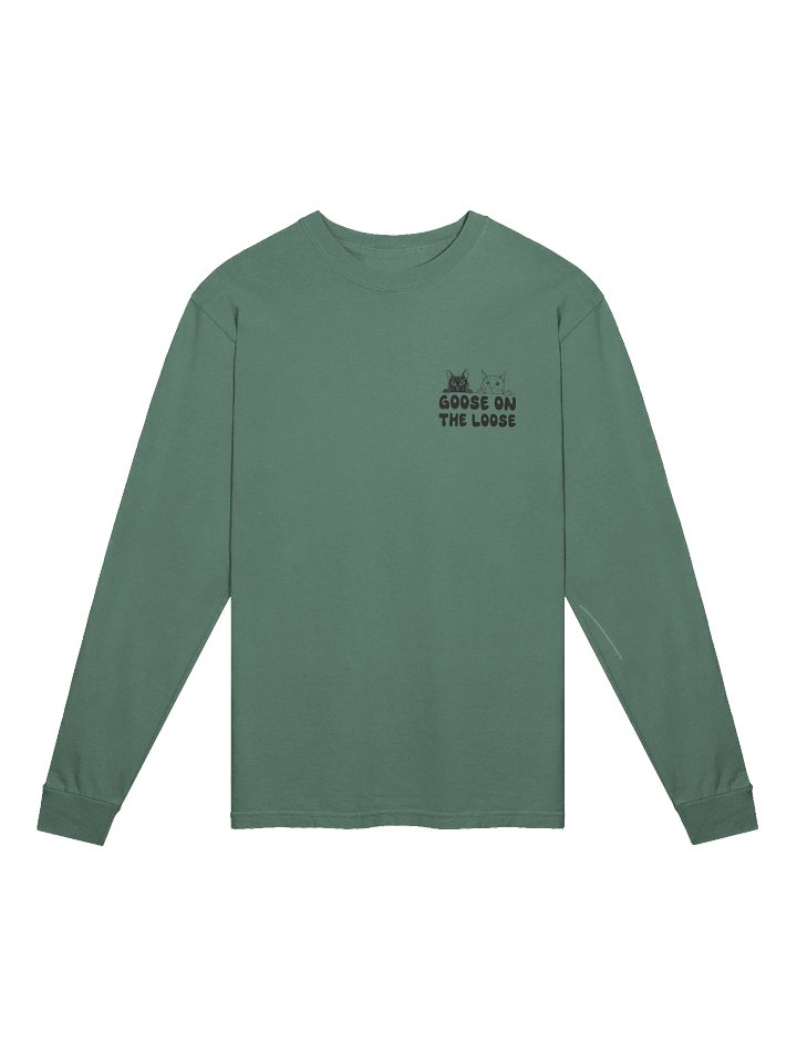 GOOSE ON THE LOOSE COMFORT COLORS LONG SLEEVE T-SHIRT product image (1)