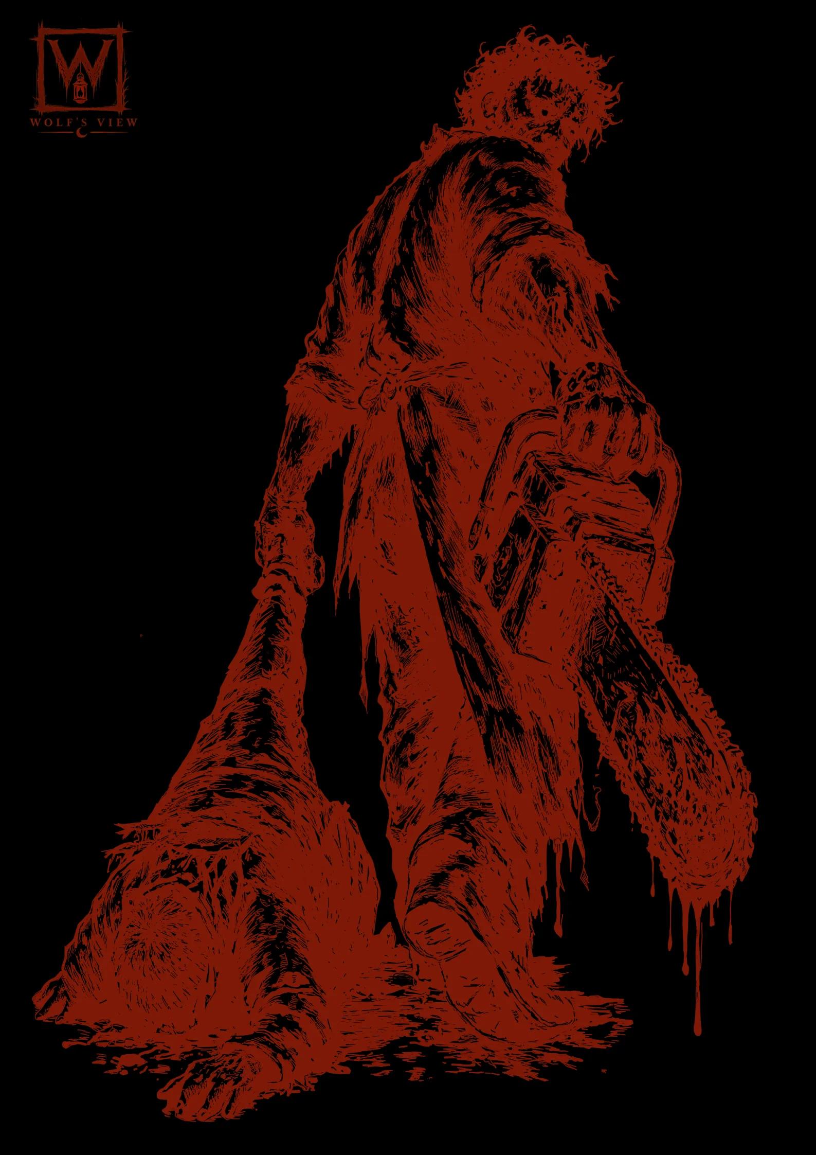 Tattoo Flash Series- Leatherface- Red Print product image (1)