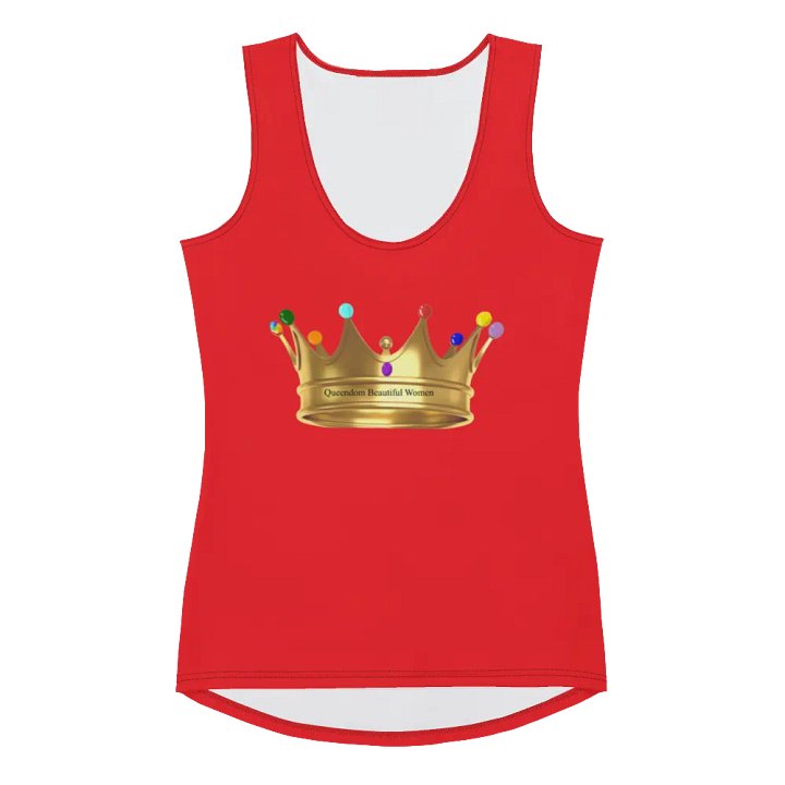Queendom Beautiful Women Crown Tank Top/Red (TM) product image (1)