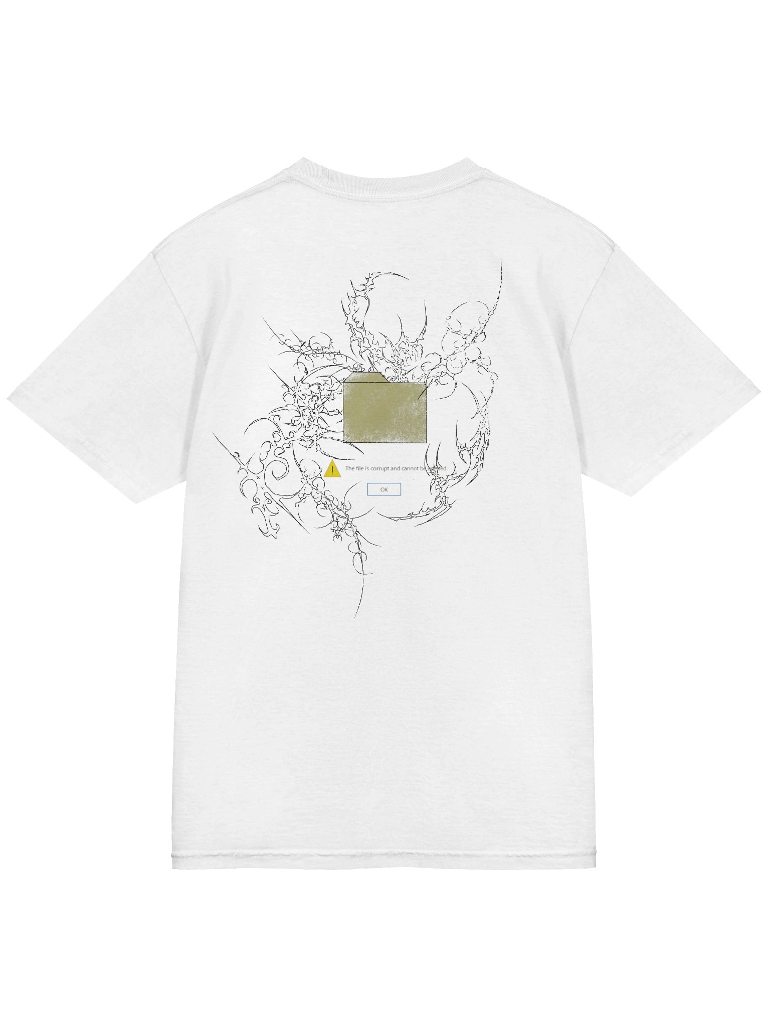 corrupted file T white product image (4)
