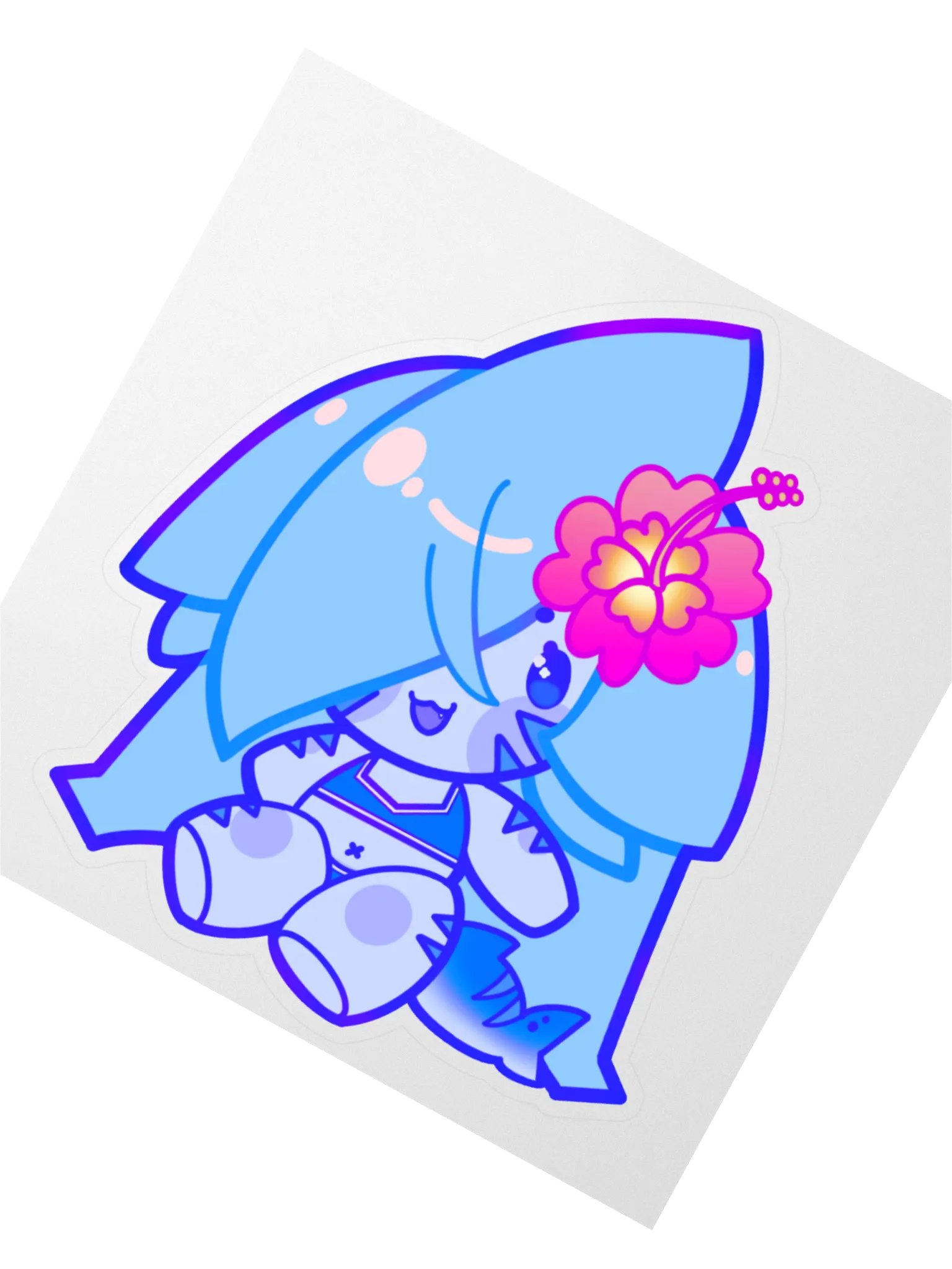 Marketable Plushie Sharky - Sticker product image (5)