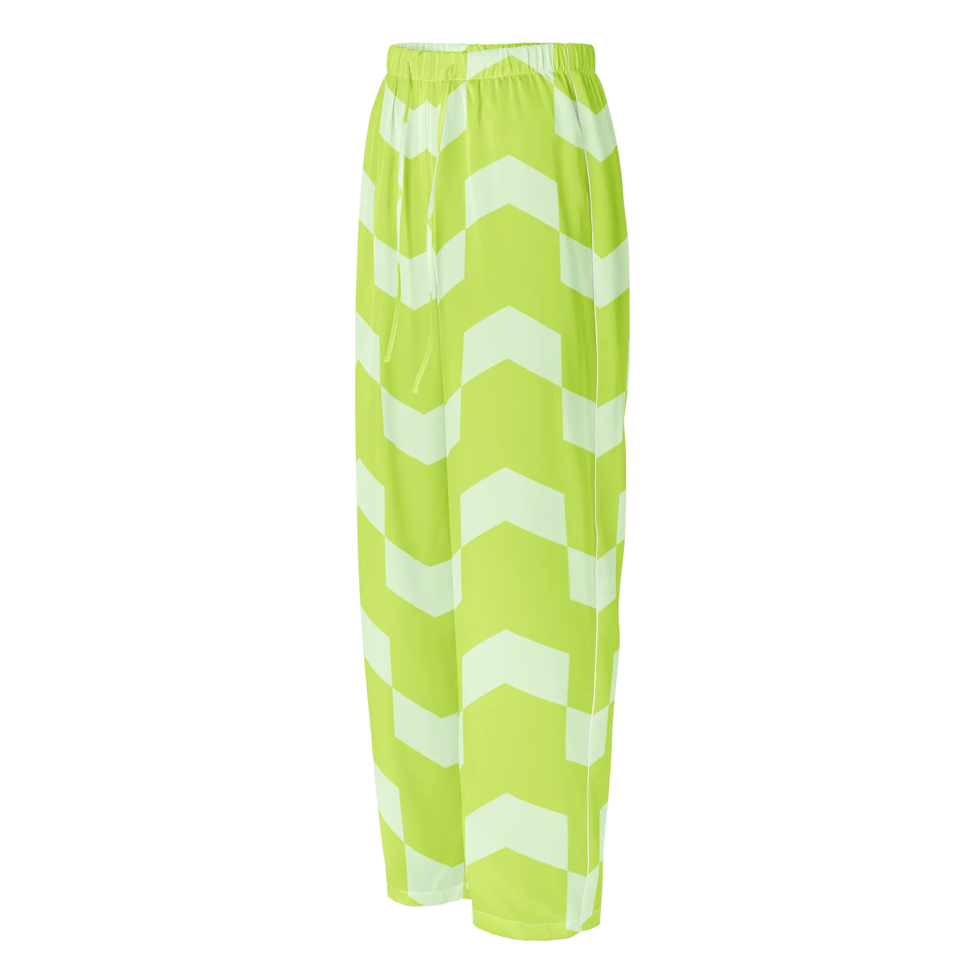 Green Chevron Pajama Pants product image (1)