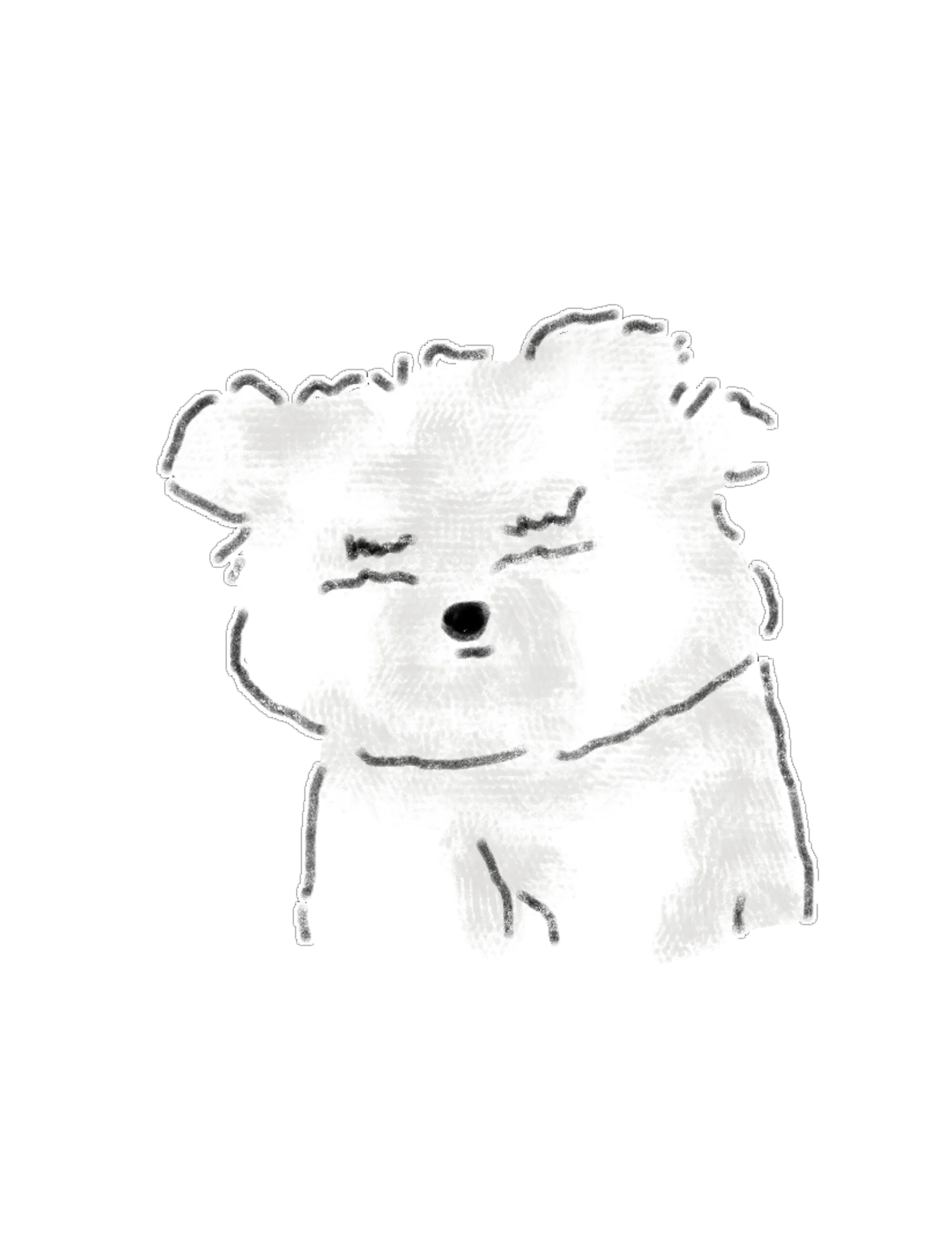 Cool & Stylish White Puppy Digital PNG Graphics Pack (15 Designs) product image (7)