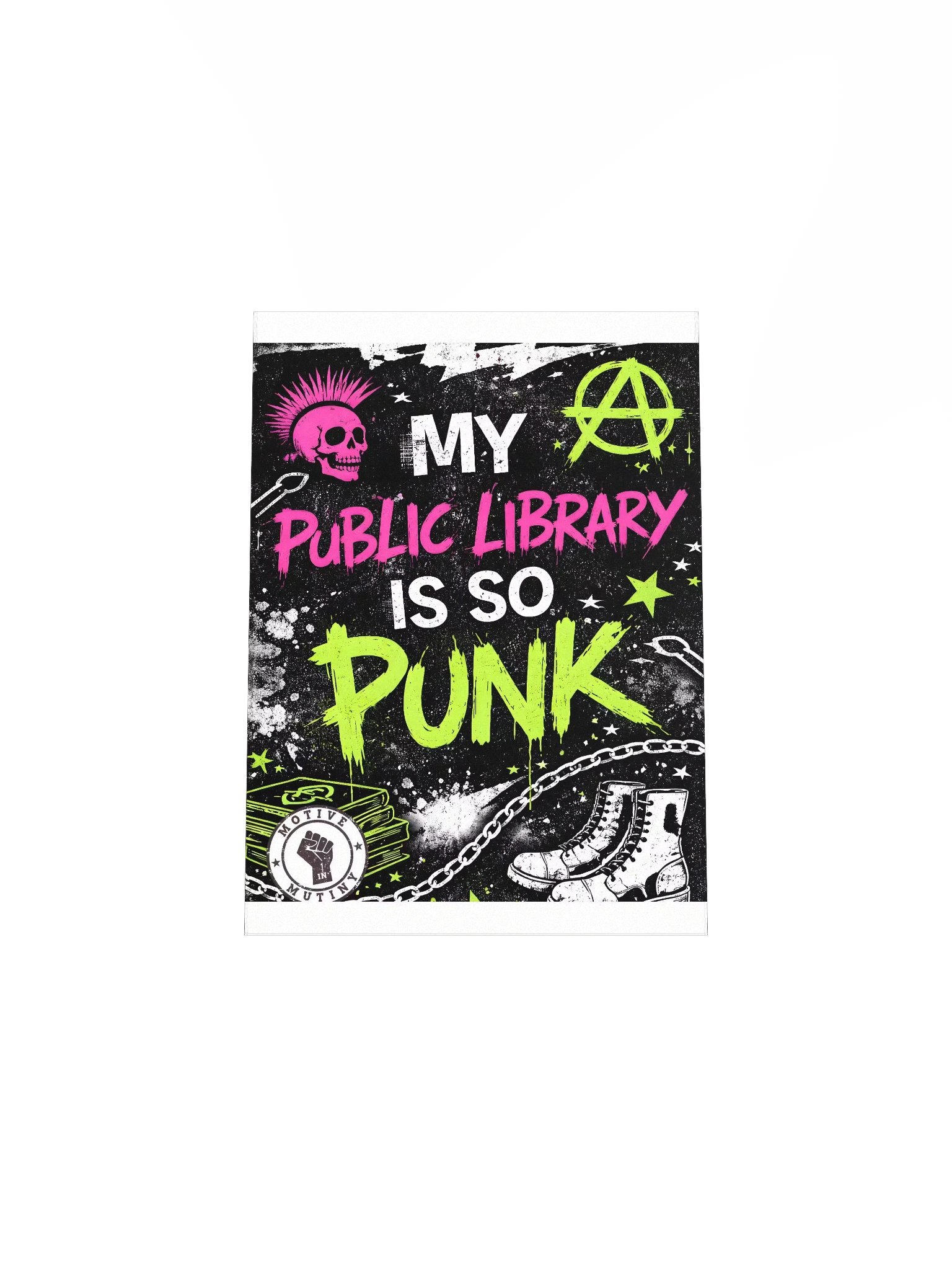 My Public Library Is So Punk – 5x7 Art Print product image (4)
