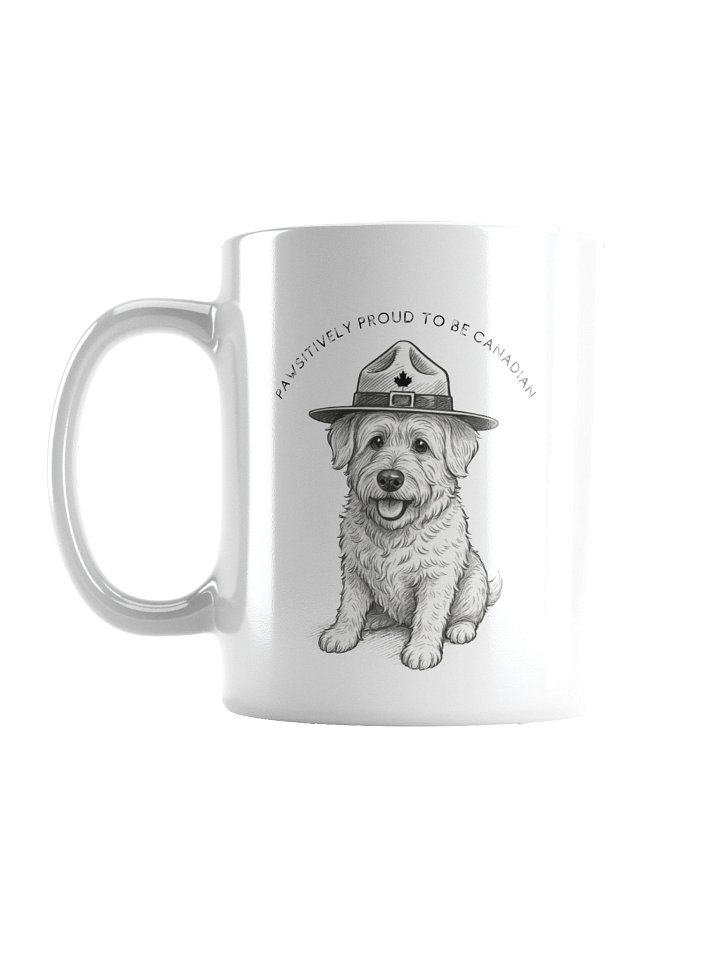 Pawsitively Proud to Be Canadian – Cooper the East Coast Pup Mug product image (1)