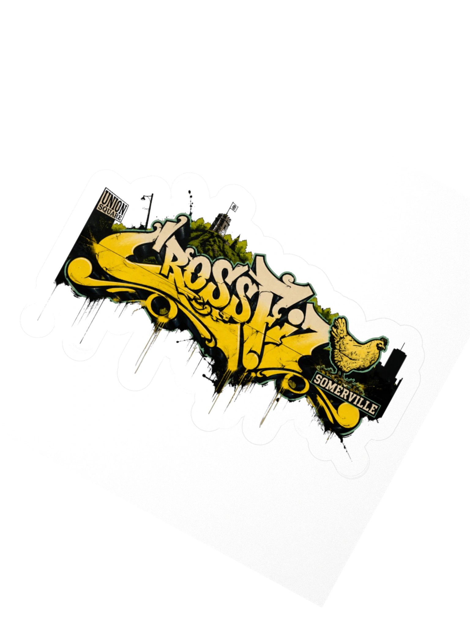 CFSV Graffiti Yellow-chicken Sticker product image (2)