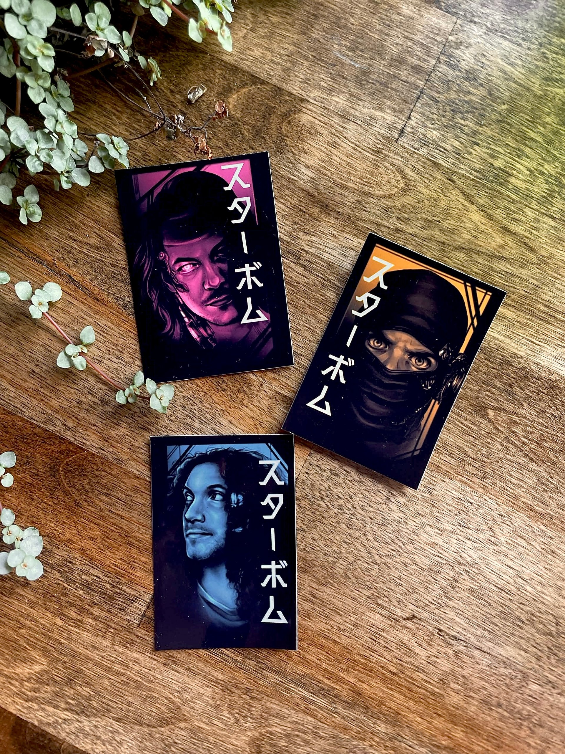 Cyberpunk Starbomb Stickers product image (1)