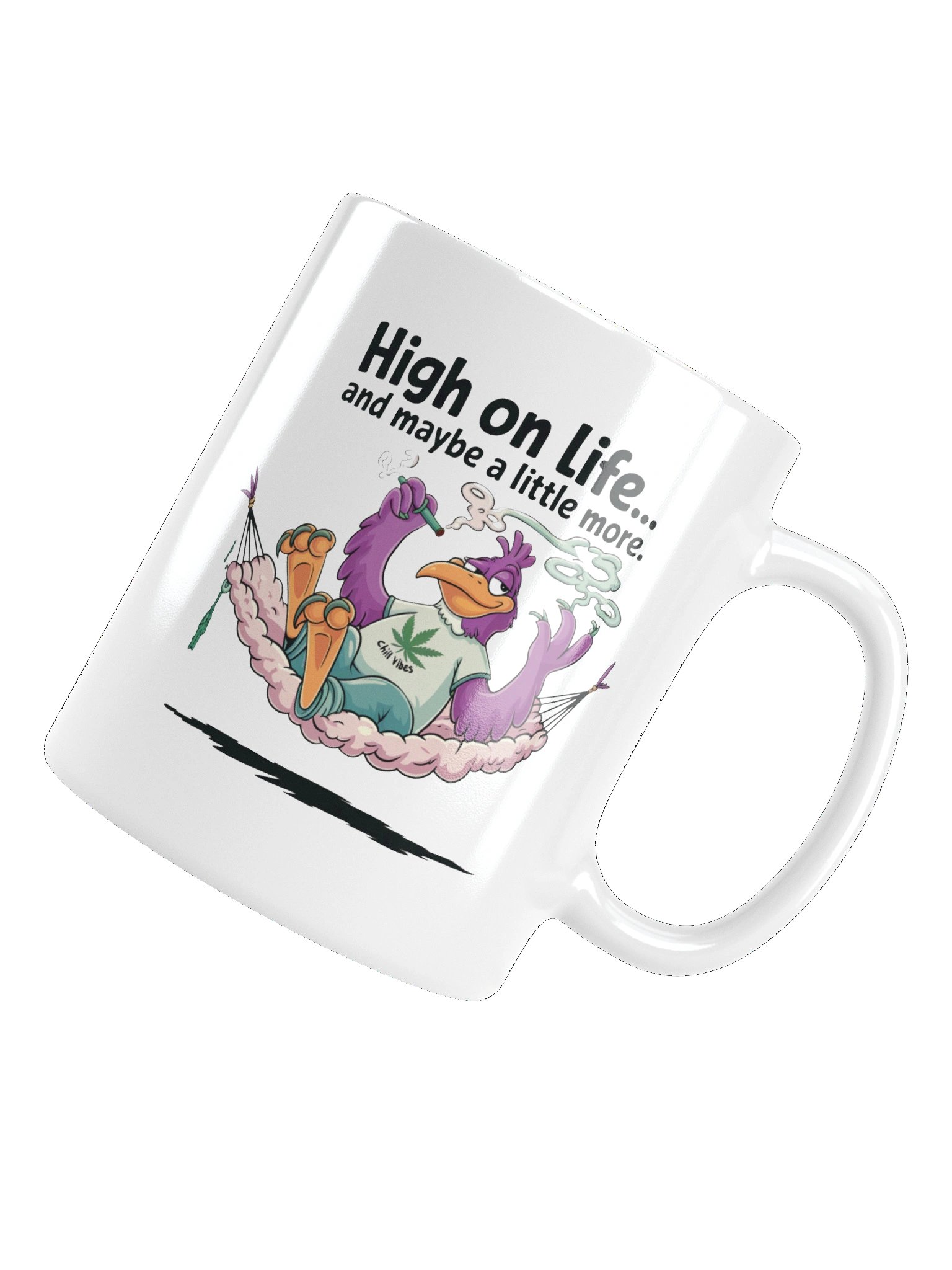 Chill Vibes Smoking Bird Cannabis Mug product image (6)