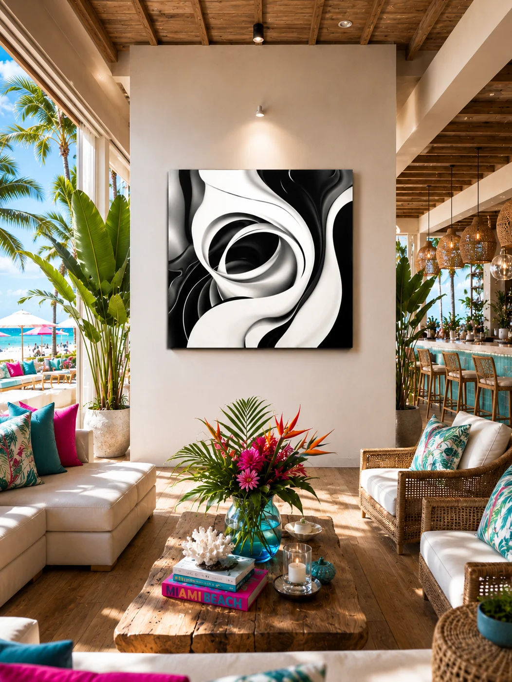 "Crescent Rose" wall art product image (2)