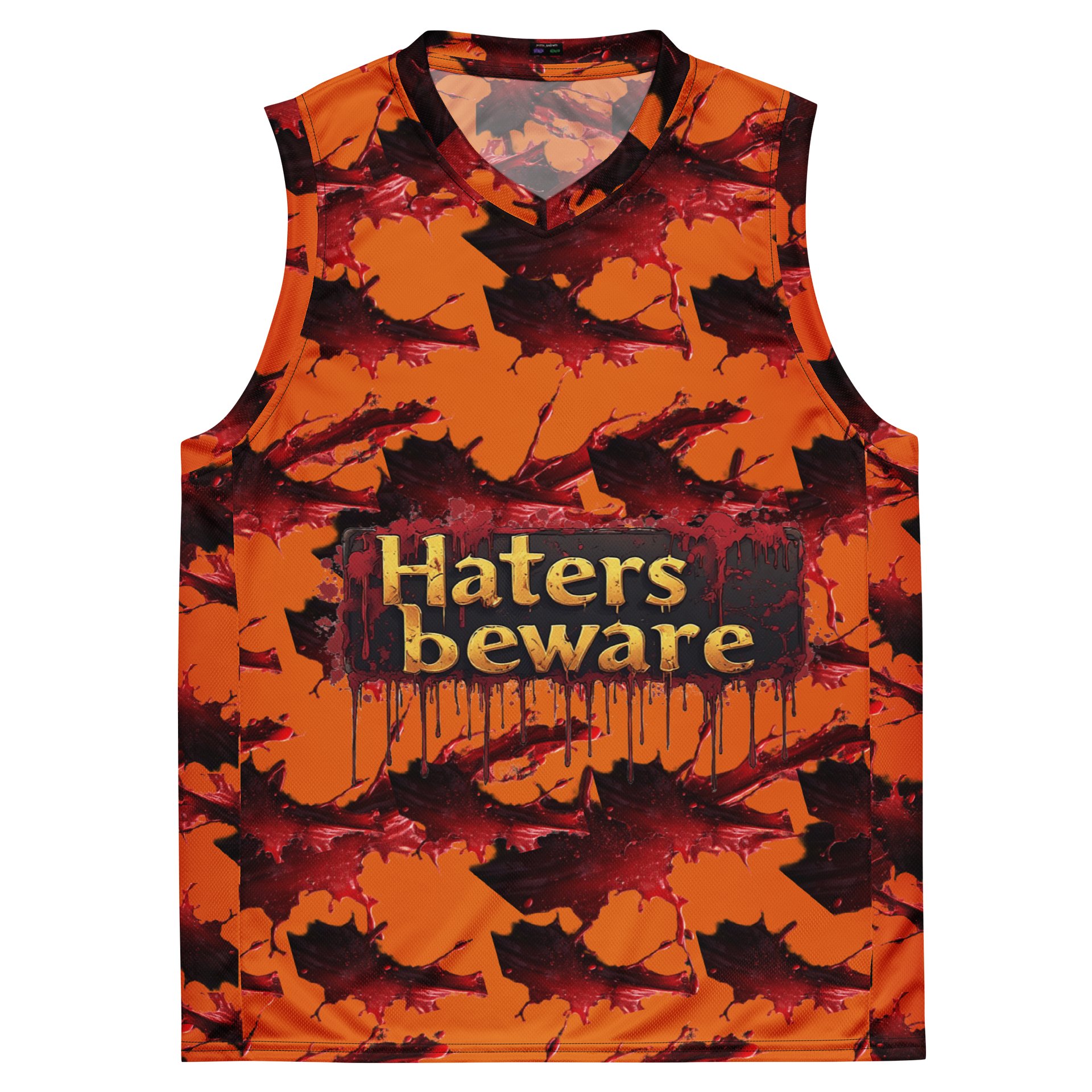 beware Unisex Basketball Jersey product image (2)