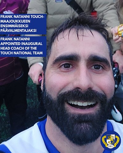 Frank Natanni on nimitetty Touch-maajoukkueen ensimmäiseksi päävalmentajaksi. Lue lisää nettisivuilla olevasta tiedotteesta (...