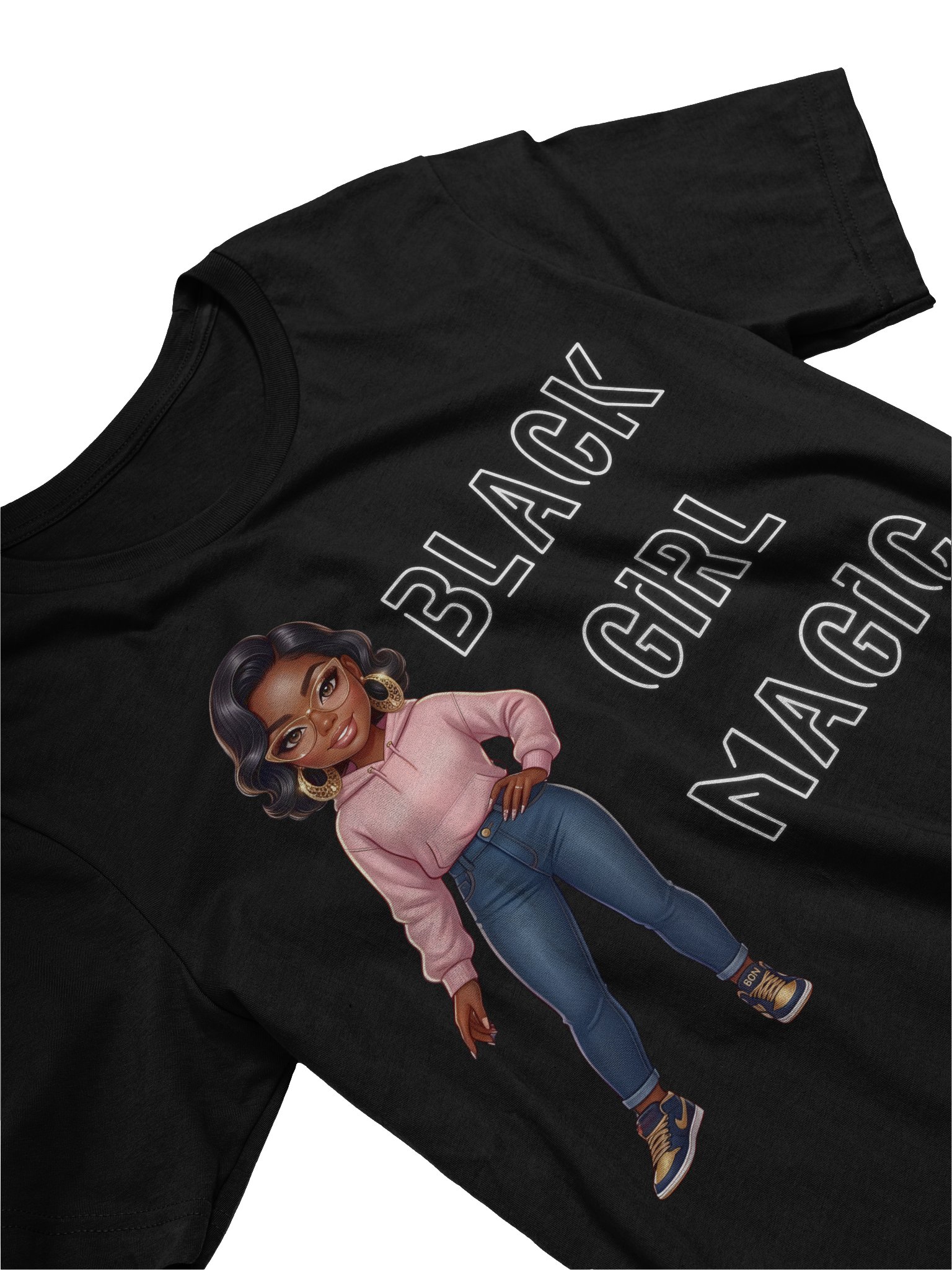 Black Girl Magic Illustrated T-Shirt product image (3)