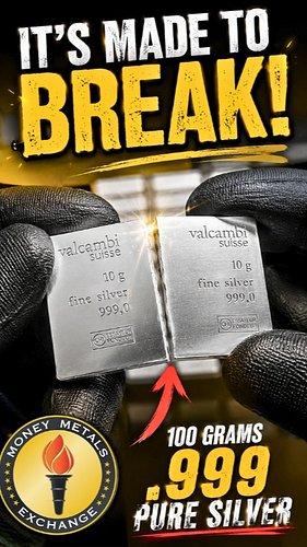 Breaking a Silver Bar by Hand?! | Valcambi CombiBar

Money Metals just tested one of the most unique silver bullion products ...