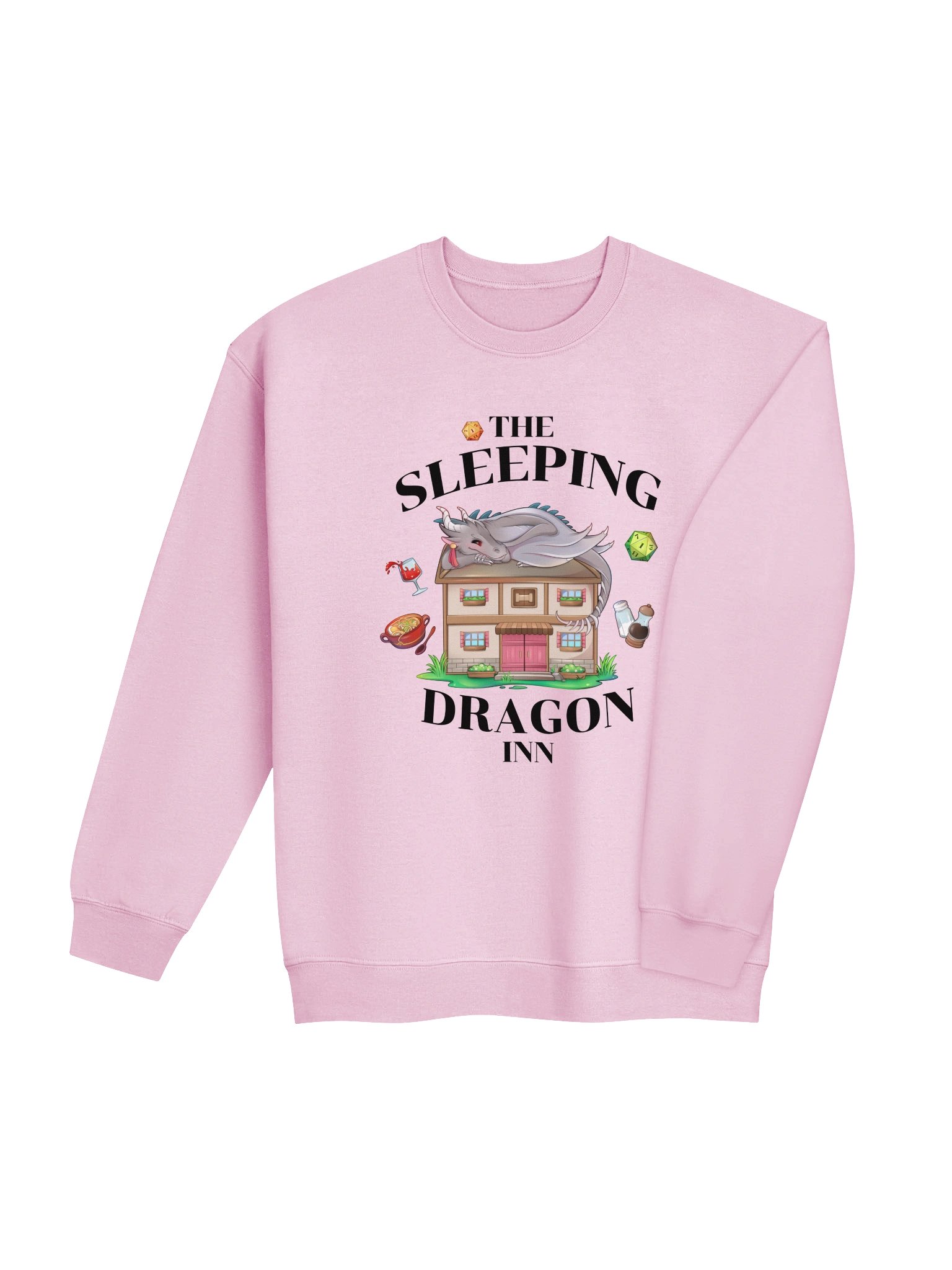 The Sleeping Dragon Inn Crewneck [Black Font] product image (36)