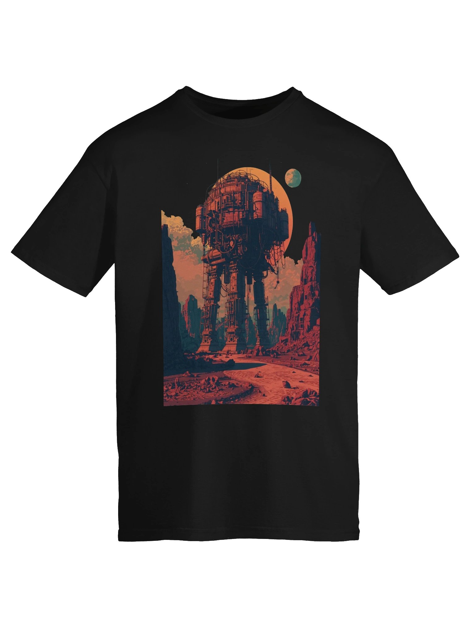 Retro-Futurist Desert Giant T-Shirt product image (4)