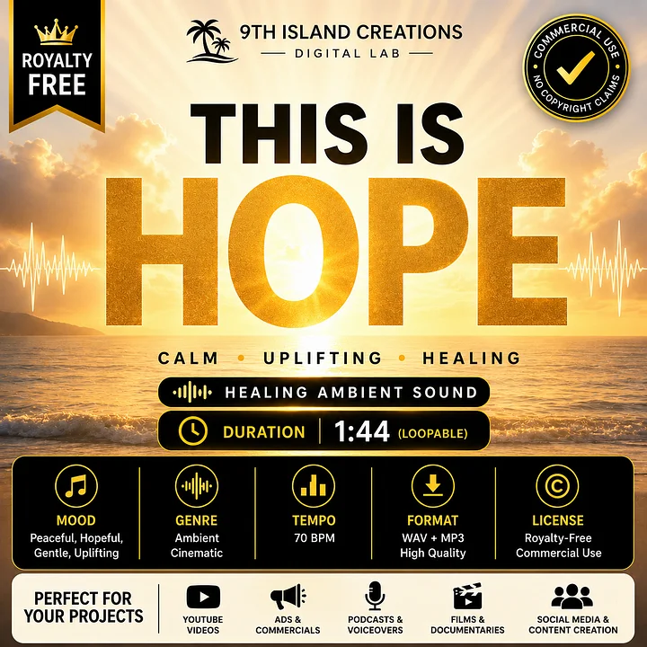 This Is Hope – Royalty-Free Ambient Cinematic Audio (Commercial Use) product image (1)