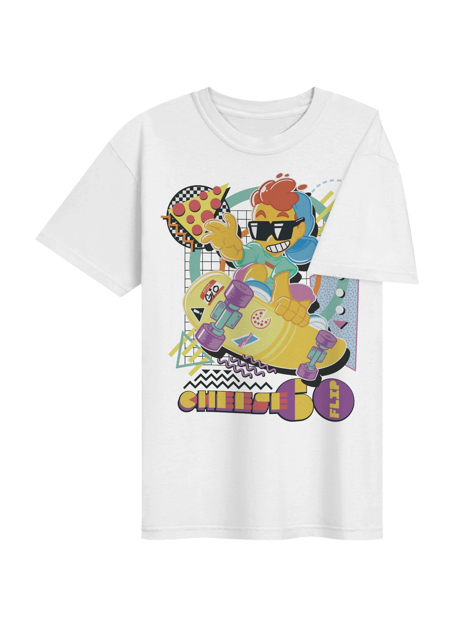 "Cheese 60 Flip" T-shirt product image (3)
