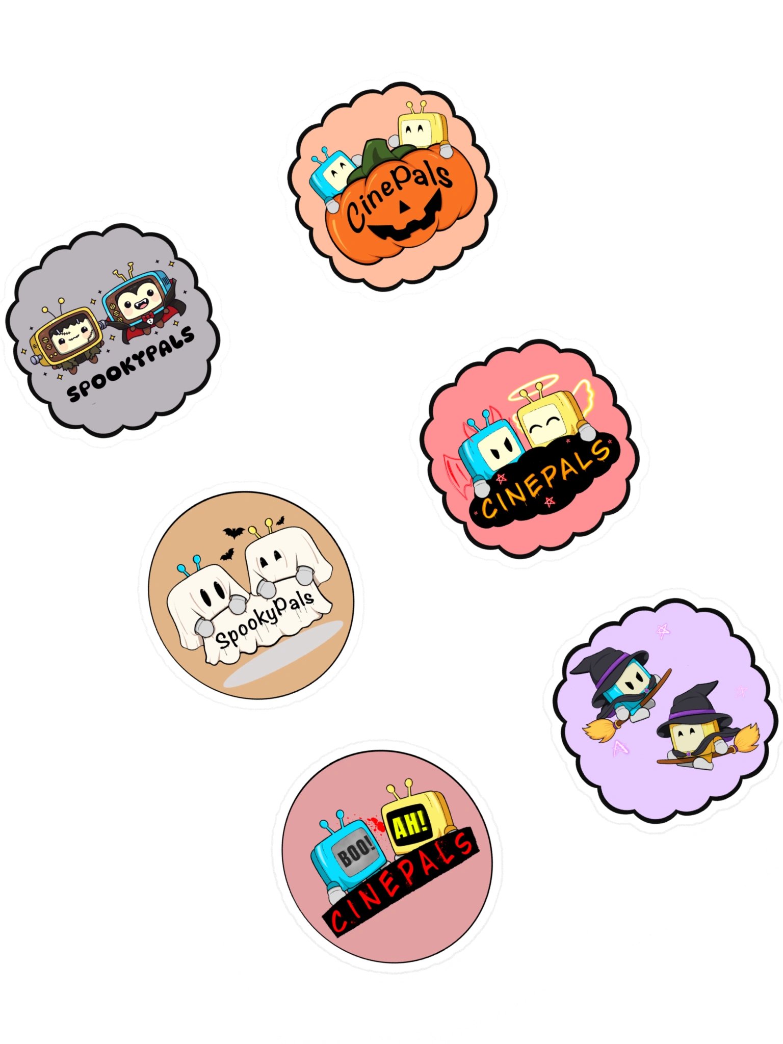 CINEPALS Trick or Treat Halloween Sticker Sheet product image (1)