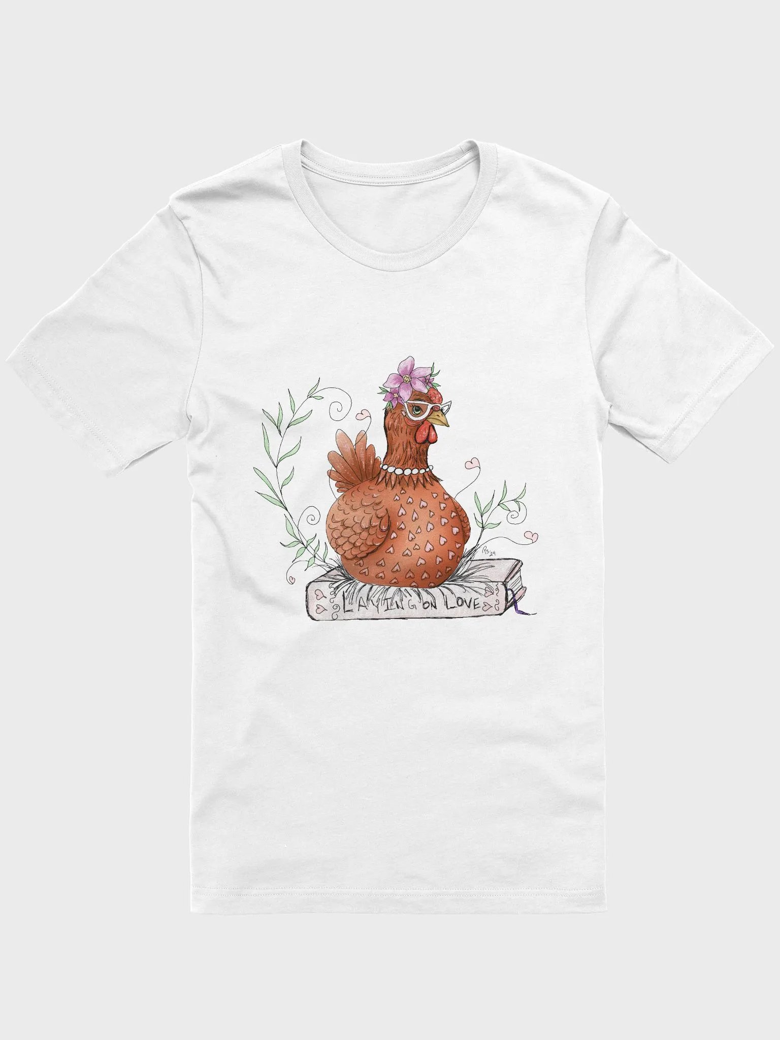 Laying On Love Bella+Canvas Supersoft T-Shirt product image (1)