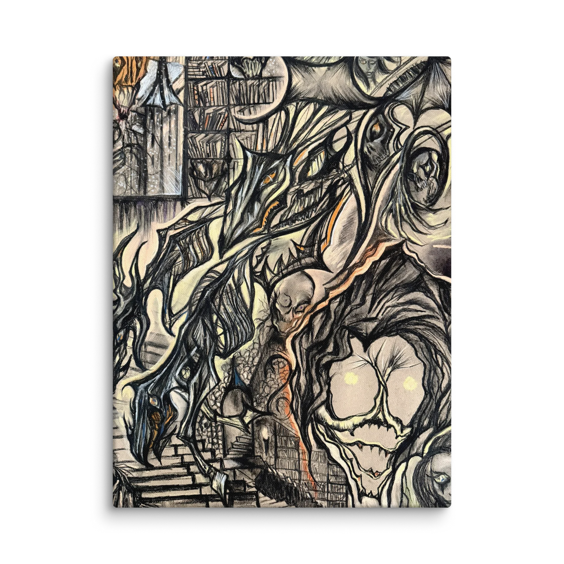 The Haunted Castle Canvas Print by MayneArt product image (1)