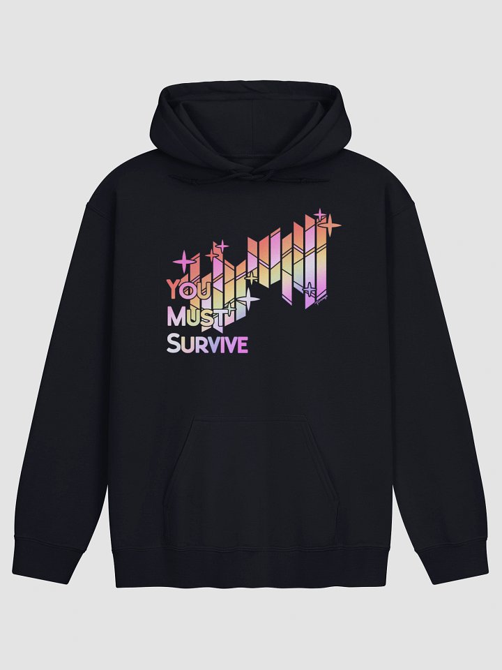 RAINBOW "YOU MUST SURVIVE" Stained Glass Hoodie product image (1)