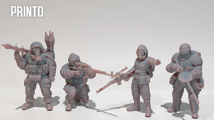After the Fall Part 1 - Post Apocalyptic Zona Alpha Wargame Hobby Resin Scale Models product image (2)