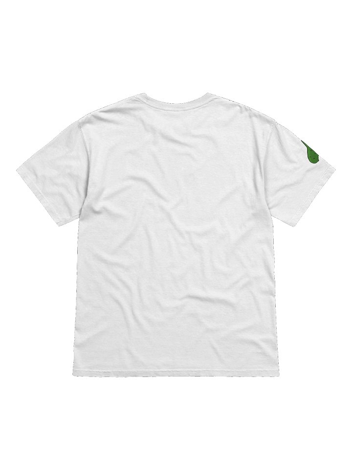 White t-shirt black logo product image (2)
