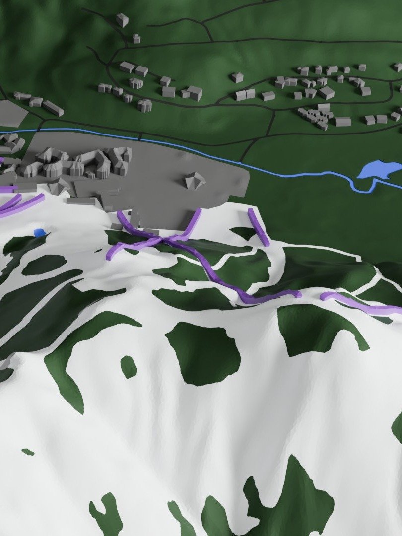 3D Ski Map - Palisades Tahoe product image (4)