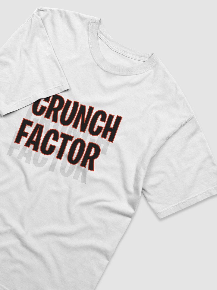 Crunch Factor White T-Shirt - Large Logo product image (2)