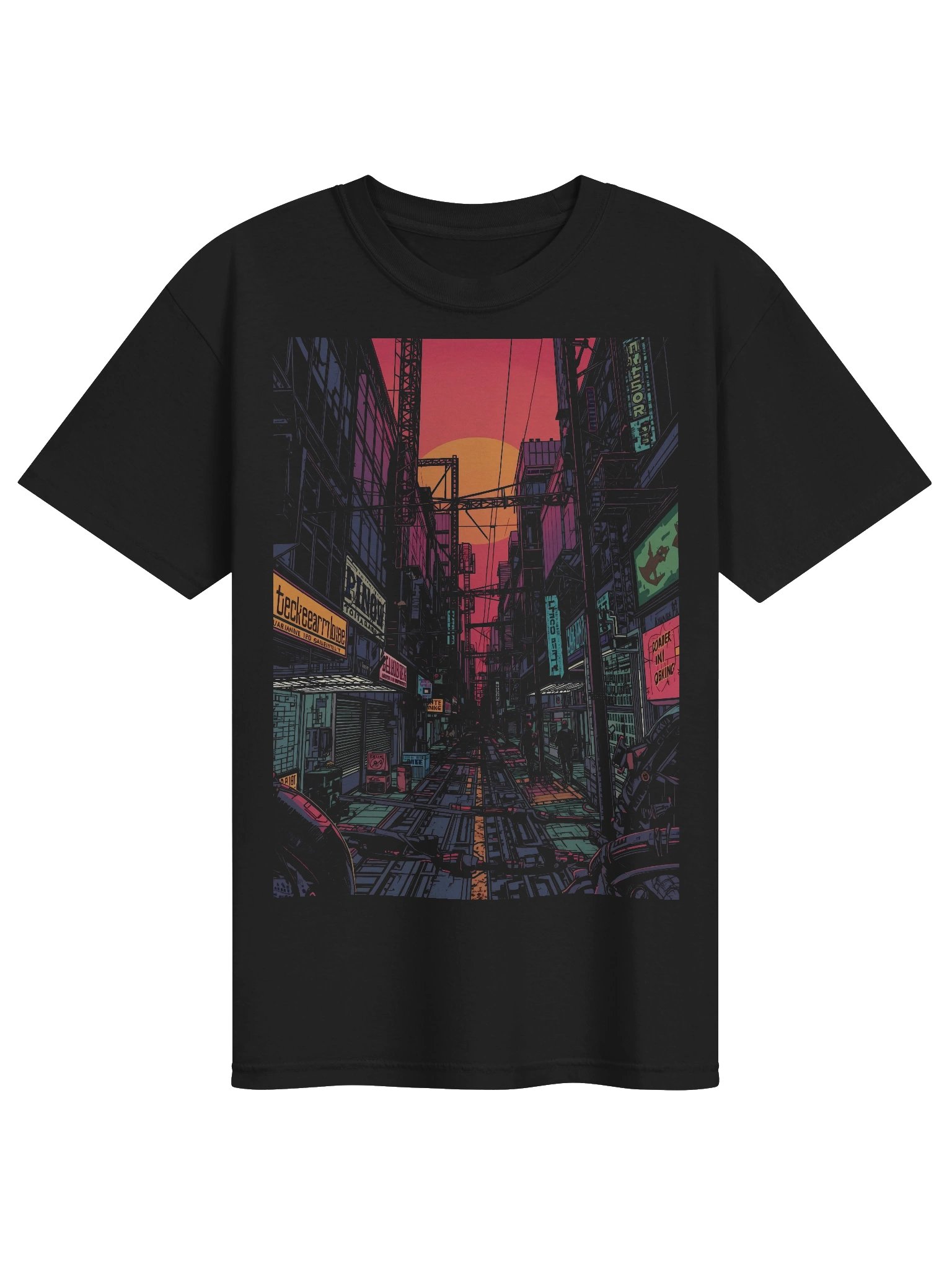 Neon Underworld Heavyweight T-Shirt product image (1)