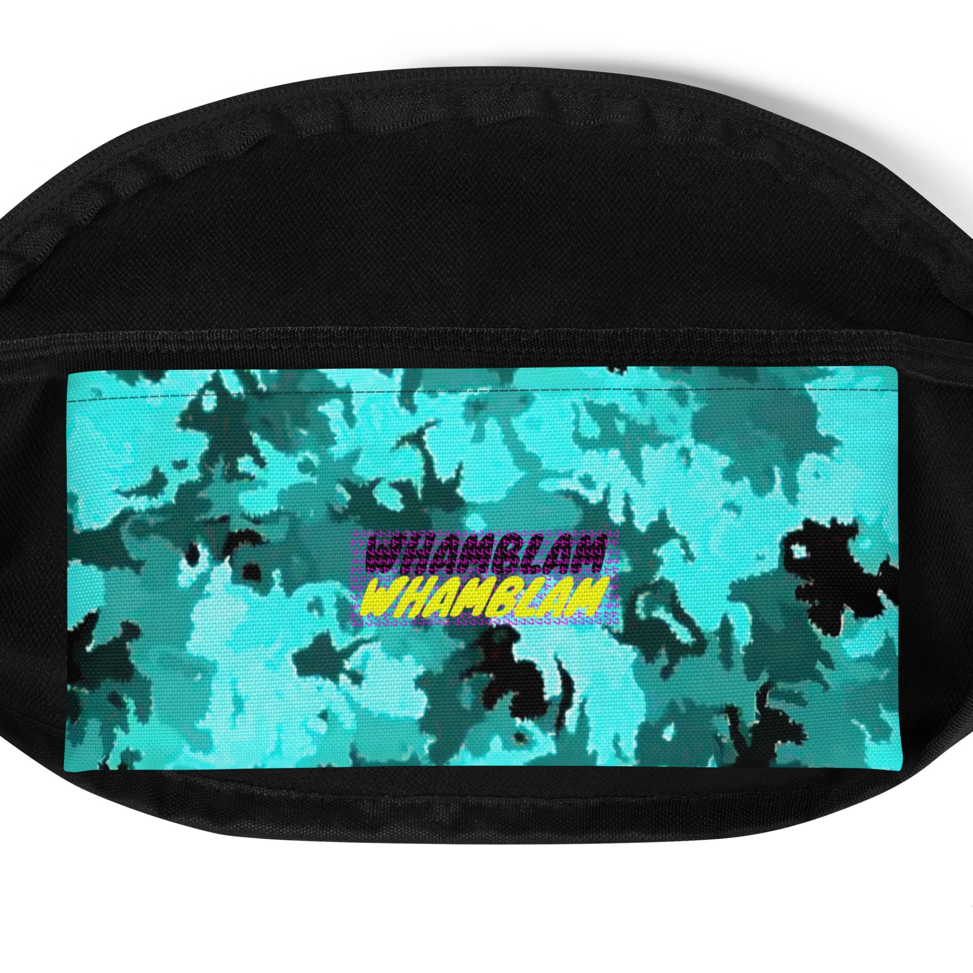 Turquoise Camo All-Over Fanny Pack product image (4)