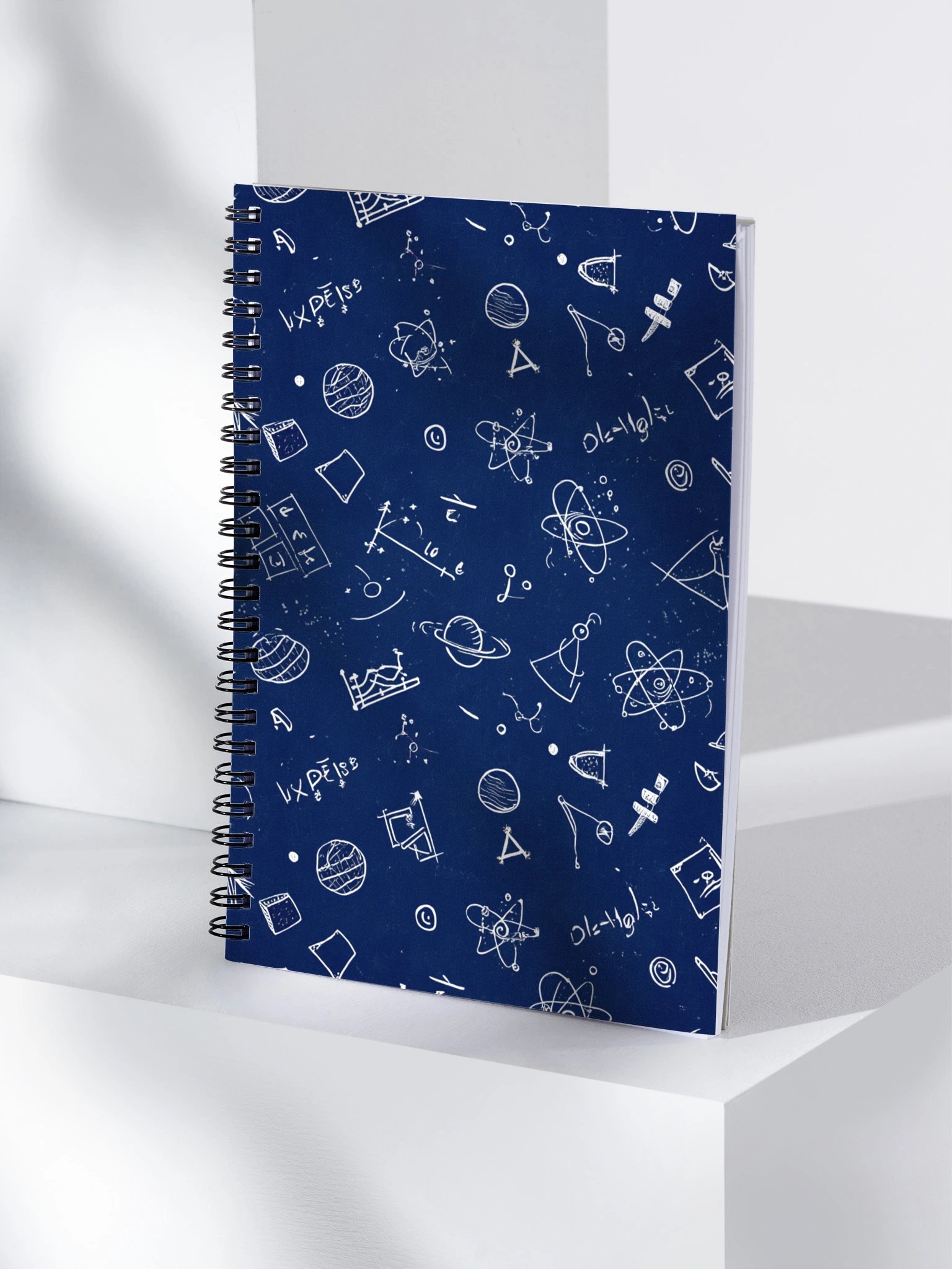 Cosmic Chalkboard Spiral Notebook product image (4)