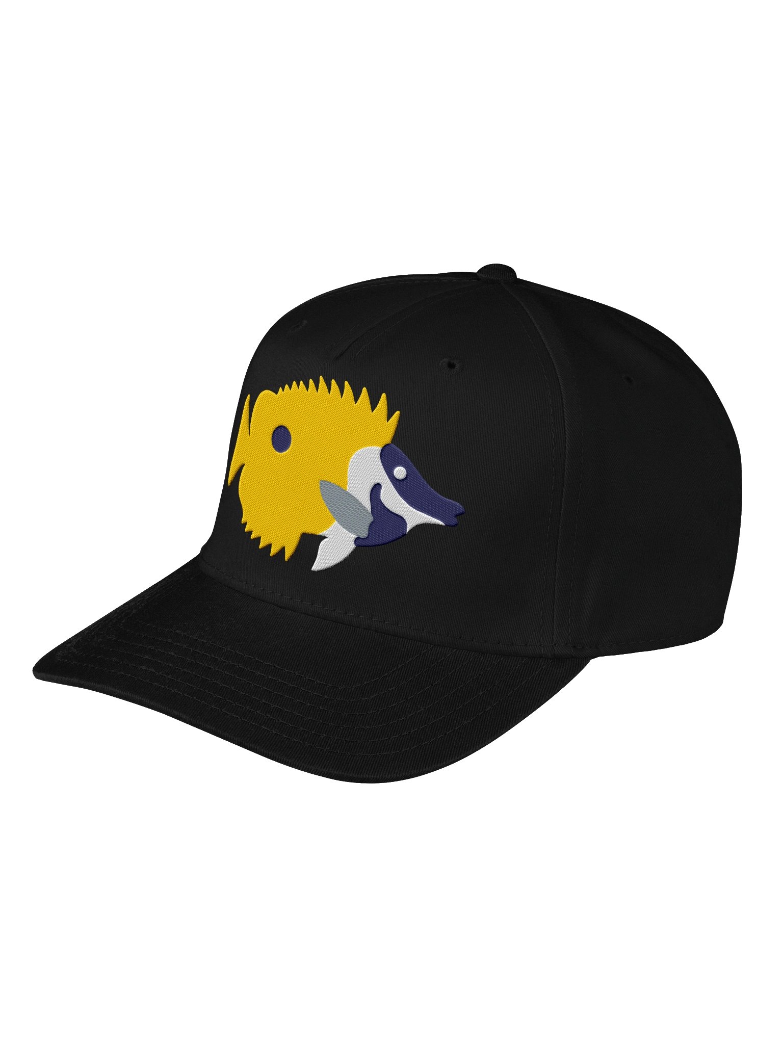 Foxface Rabbitfish(Version 2) Mid-Profile Baseball Cap (Embroidered) for Reef and Marine Aquarium Lovers product image (5)