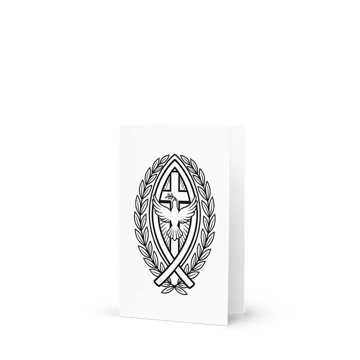 Christian Greeting Card Blank Inside Gift for Religious Celebrations product image (1)