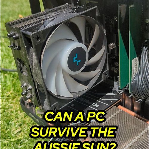 Can a Gaming PC Survive the Aussie Sun With NO FANS?

I put a gaming PC in direct Australian sunlight, ran a GPU benchmark, t...