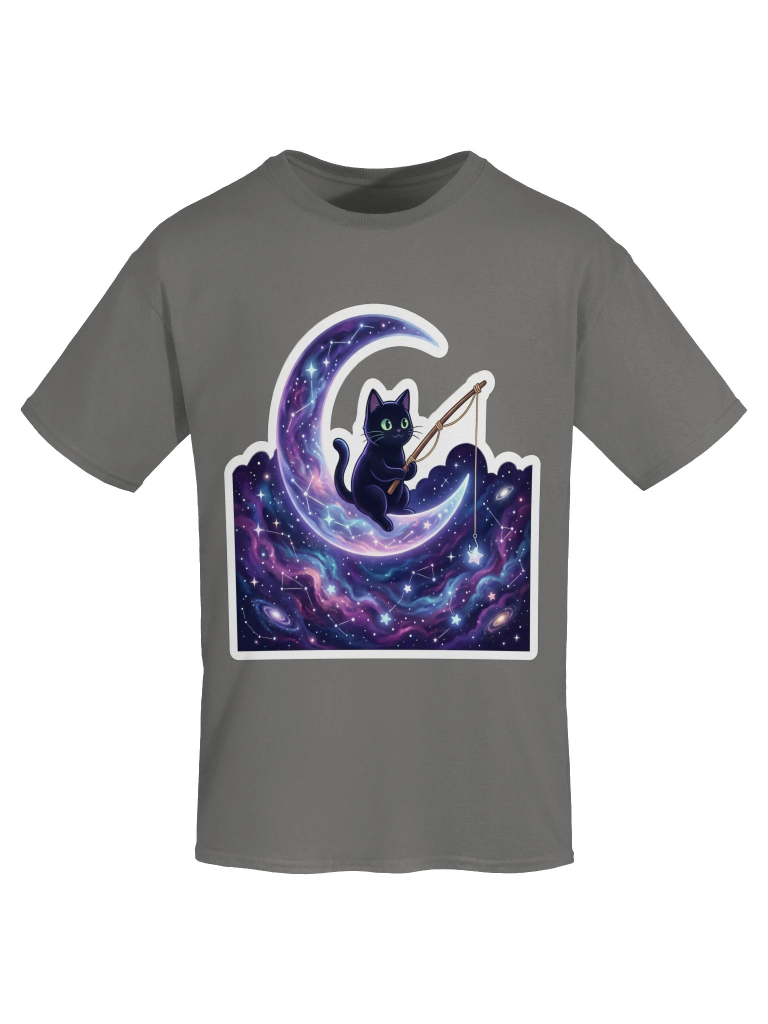 Moon Fishing Cat Tee product image (33)