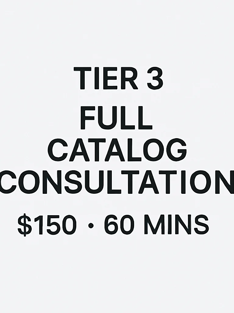 Tier 3: Full Catalog Consultation: Music Registration Consultation for Artists – Get Paid & Protected | HQ MAR product image (1)