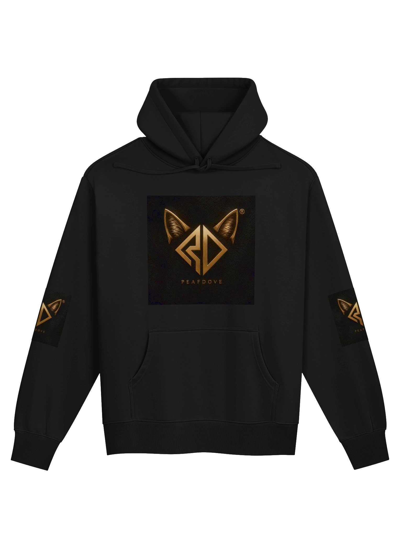 PEAFDOVE® BLACK CAT SIGNAL — Luxury Hoodie product image (3)