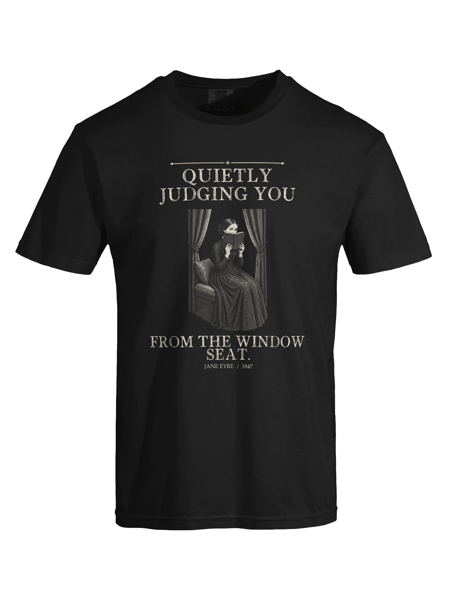 Window Seat Judgment -- Jane Eyre Tee (Dark) product image (25)