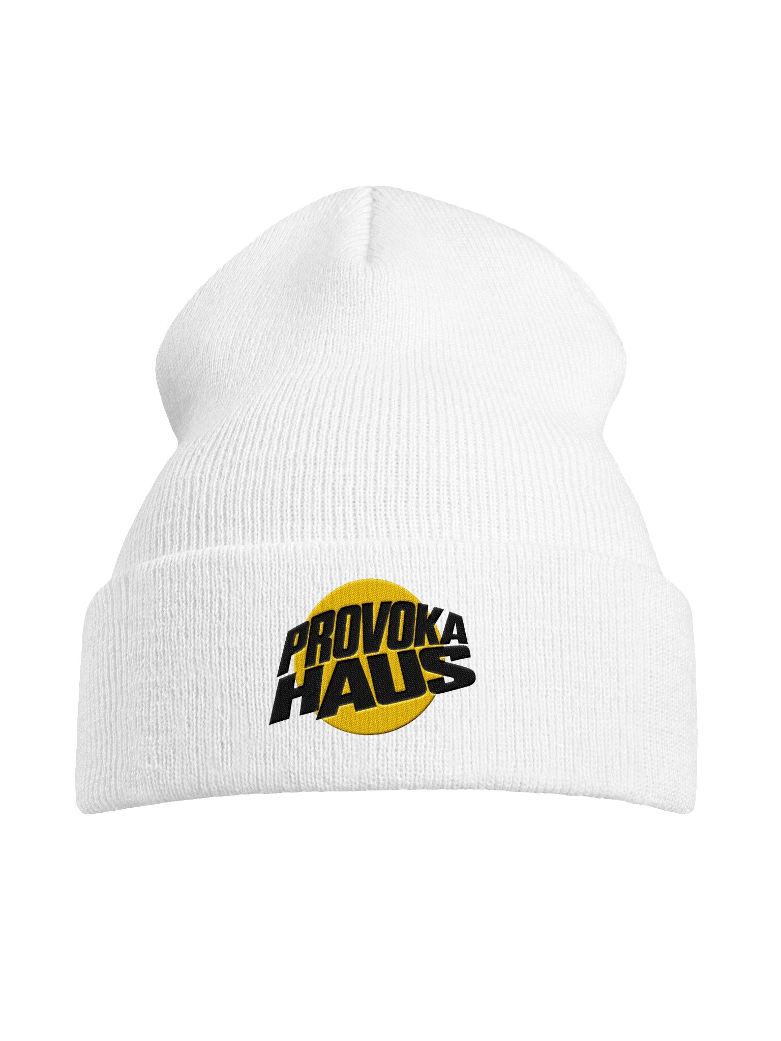 ProvokaHaus Signature Beanie – Cloud White product image (7)